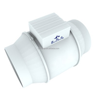 4 pouces/6 pouces/8 pouces ventilateur de conduit extracteur d'air à faible bruit tente de culture hydroponique mélange flux conduit ventilateur