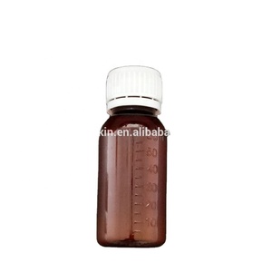 30ml 50ml 60ml uống chất lỏng xi-rô hổ phách Chai nhựa PET - Product Image 1