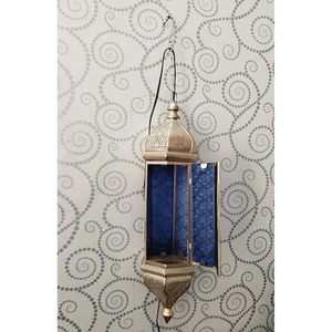 Lanterne électrique en fer et verre de style marocain pour la décoration intérieure Patio intérieur extérieur événements fêtes mariages et noël - Product Image 5