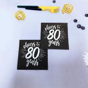 Serviettes en papier d'élimination 10x10 pouces 3 plis déjoué droit fabriqué dans les années 80 18gsm papier de pâte à papier en bois carré - Product Image 3