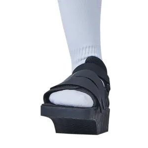 पोस्टऑपरेटिव पैरों की देखभाल और पुनर्वास संरक्षण के लिए स्क्वायर टो वेज हीलिंग जूते XL आकार