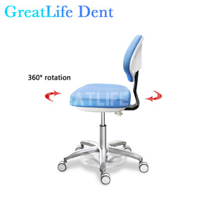 Greatlife Dent - Taburete Giratorio para Enfermera Dental, Multicolor Opcional, Silla Rodante para Dentista para Uso en Clínica - Product Image 3