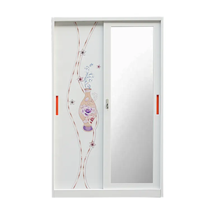 Armoire beauty <span class=keywords><strong>almira</strong></span> indonesia staccabile scorrevole a doppia porta in ferro battuto armadio armadio acciaio metallo - Product Image 5