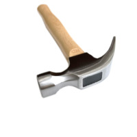 Type américain 8OZ 16OZ 20OZ 24OZ 45 #   Marteau à griffes en acier forgé avec manche en bois