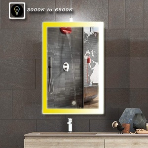 <span class=keywords><strong>Espejo</strong></span> LED <span class=keywords><strong>redondo</strong></span> moderno con iluminación retroiluminada, <span class=keywords><strong>espejo</strong></span> de maquillaje inteligente para el hogar, Hotel, decoración Rectangular de muebles de baño - Product Image 4