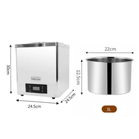XEOLEO – cuiseur de perles en acier inoxydable 3L, machine à perles de Tapioca, cuiseur de thé à bulles, thé au lait, perles, pot de cuisson, cuiseur à bulles