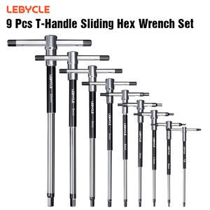 Llave Allen Hexagonal LEBYCLE con Mango Deslizante en T/L de Aleación de Aluminio para Bicicleta de Montaña (MTB) y de Carretera 2/2.5/3/4/5/6/8/10mm/T25 Acero CRV - Product Image 1