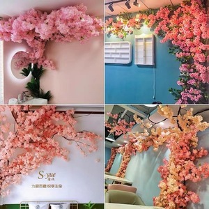 Décoration murale de fleurs de cerisier artificielles pour mariage, plafond, intérieur, balcon - Product Image 3