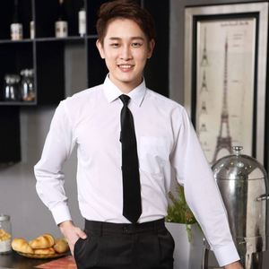 Design Waiter Overalls Short Sleeves Clothing Shirts Waistcoat Apron Customize Your Logo Coffee Western Restaurant Summer - Product Image 3