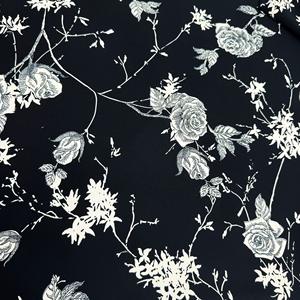 80GSM ป้องกันยาผ้าพิมพ์ลายกุหลาบน้อยที่สุดระบายอากาศได้ดีในฤดูใบไม้ผลิ/ฤดูร้อนกางเกงขากว้างแฟชั่น<span class=keywords><strong>บาง</strong></span>กระโปรงเสื้อเชิ้ต - Product Image 3