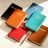 Carnet de poche personnalisé A7 en similicuir avec fermeture adhésive, 98 feuilles, petit format, lot limité
