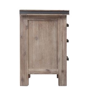 เฟอร์นิเจอร์ห้องนอนทำจากไม้อะคาเซียไม้โอ๊ค3ลิ้นชักสำหรับห้องนั่งเล่นห้องอาหารซูเปอร์มาร์เก็ต - Product Image 5