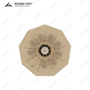 Недорогая большая индийская палатка-шатер из брезента, водонепроницаемая, ветроустойчивая, быстрораскладывающаяся, для кемпинга, ресторанов, баров, свадеб и вечеринок - Product Image 5