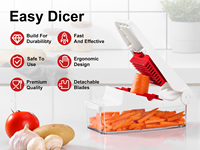 2025 Hot Selling Product Food Processor Handmatige Voedselchopper Groenten Cutter Ui Aardappel Cutter Chopper Dicer