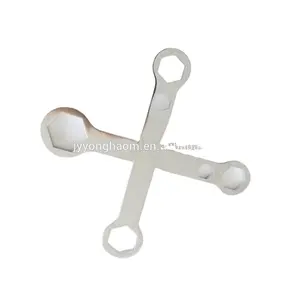 Custom made stainless steel double offset ring wrench