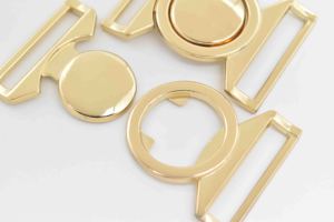 Hebilla de conexión de cinturón decorativo para mujer, hebilla de cierre de conectores de forma redonda de 20mm 25mm 40cm - Product Image 3