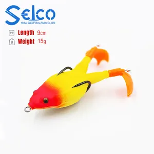 Selco – leurre souple pour la pêche au brochet, à la perche, en eau de surface, en eau douce, 90Mm, 15G, 38Mm