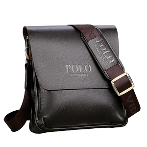 <span class=keywords><strong>Borsa</strong></span> a Tracolla in Pelle PU da Uomo, Stile Casual Business, Design Verticale Trendy per il Commercio Estero - Product Image 1