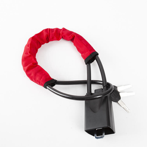 Chất Lượng Cao An Ninh Xe Chỉ Đạo Bánh Xe Khóa Phổ Chống Trộm 3 Phím Xe Seat Belt Khóa - Product Image 3