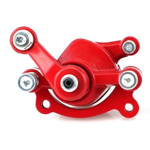 Étrier <span class=keywords><strong>de</strong></span> <span class=keywords><strong>frein</strong></span> à disque avant-arrière en alliage d'aluminium personnalisé OEM/ODM pour moto <span class=keywords><strong>de</strong></span> poche 49 cm³ à deux temps / scooter quad - Product Image 1