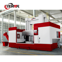 Tour vertical CNC à double colonne VDK-4000E, machine de tournage et de fraisage verticale