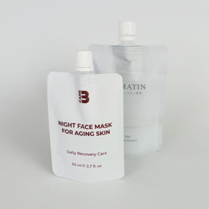 Pochette à bec verseur personnalisée réutilisable de qualité alimentaire, sac en plastique pour liquides, pochette à bec verseur pour cosmétiques, sac pour masque facial - Product Image 3