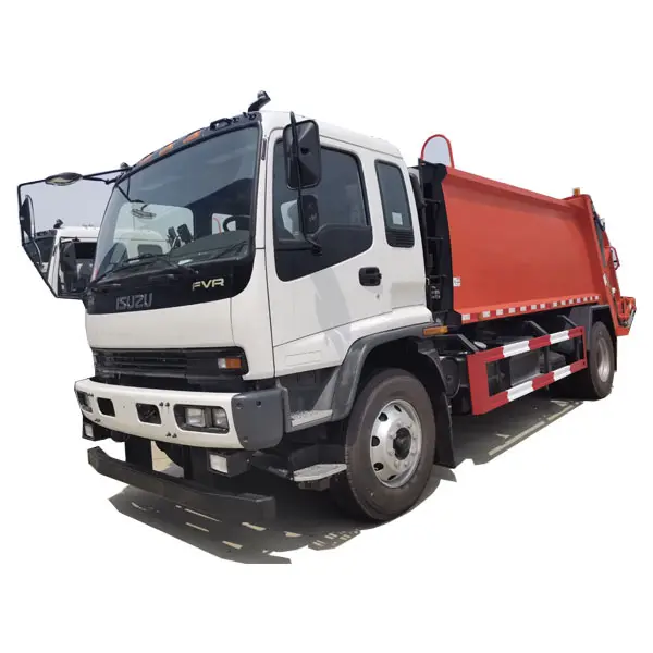 Hydraulic Pressure ISUZU Brand 13 Cbm Compressed Garbage Truck Rubbish Collecting Truck Price