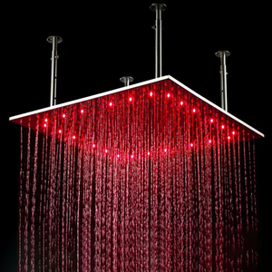 Hydro Powered Bathroom 20 Inch Ceiling Led Changing Contemporary Shower Heads - Product Image 3