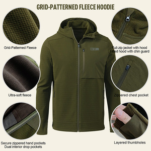 Người Đàn Ông Của Phong Cách Giản Dị Cách Nhiệt Lông Cừu Áo Chống Nước Windproof Ngoài Trời Săn Bắn Áo Khoác Cho Mùa Đông Thoải Mái Ấm Mui Xe - Product Image 2