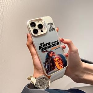 Funda para Teléfono Móvil con Diseño de Motocicleta para 17 Pro Max, con Galvanoplastia y Función Antihuellas - Product Image 3