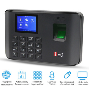 Employee Biometric Fingerprint Time Attendance USB Office Check-in Time <strong>Clock</strong> in for 2.4&quot; Screen I60 Attendance System - Product Image 2