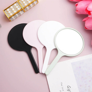 <strong>Makeup</strong> Mirror Handheld Round Vanity Mirror With Handle Hand Salon Compact <strong>Cute</strong> Portable Mirror Small Cosmetic - Product Image 1
