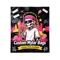 Sacchetti Mylar per Erbe Aromatiche 3.5G Stile Cali, Stampa Personalizzata Disponibile, Resistenti ai Bambini e con Chiusura a Zip, Direttamente dalla Fabbrica e Tasse USA Incluse