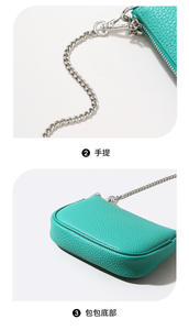 ¡Novedad <span class=keywords><strong>de</strong></span> 2025! Bolso <span class=keywords><strong>de</strong></span> mano <span class=keywords><strong>de</strong></span> cuero para mujer, <span class=keywords><strong>diseño</strong></span> <span class=keywords><strong>de</strong></span> bolso axilar Simple con cadena, cierre <span class=keywords><strong>de</strong></span> cremallera suave, forro <span class=keywords><strong>de</strong></span> cuero genuino - Product Image 5