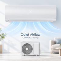 AC Split Inverter Bersertifikasi CE Panas dan Dingin U 5Hp 2Ton R410 A++ Suku Cadang Standar USA untuk Proyek Bengkel