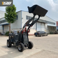 Minipala caricatrice YGZG più venduta, micro pala frontale con motore diesel, 0,2 m³, 800 kg, per agricoltura, edilizia e fabbrica