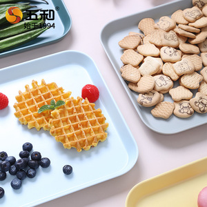 Melamine Tray Rectangular Solid Color Unbreakable For Home Hotel Restaurant Coffee Shop - Product Image 4