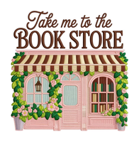 Transfert DTF pour broderie sur tissu imitation fil, motif librairie, à repasser, pour les amoureux des livres