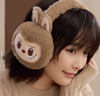 POPMART série chaude LABUBUBUBU cache-oreilles en peluche chaud mode cadeaux décoratifs Surprise