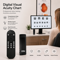 Tabla de Agudeza Visual Digital Compacta de Alta Definición Elite para Salas de Pruebas de Visión