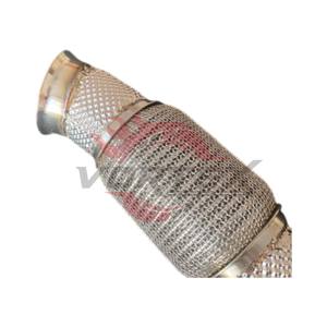 Tubo de Escape de Alto Flujo Vortex de Acero Inoxidable 304 para BMW B58 3.0T M340i M240i G20 G42 2019-2025 con Protector Térmico Sin Advertencia de Lámpara (CEL) - Product Image 4