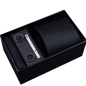 IStapromo Regalos: Set de Corbata y Pañuelo Cuadrado para Hombre, Ideal para Oficina, Negocios, Fiestas, en Caja de <span class=keywords><strong>Regalo</strong></span> para <span class=keywords><strong>Padre</strong></span> - Product Image 4