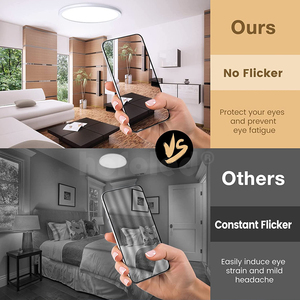 Siêu Độ Sáng Trần Ánh Sáng 24W 28W 38W 58W Nhiệt Độ Màu Có Thể Điều Chỉnh Vòng Acrylic <span class=keywords><strong>LED</strong></span> Đèn Trần - Product Image 3