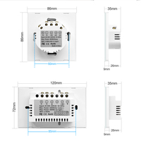 Le contrôleur de moteur automatique XZJ fonctionne AC 110V/220V aucun concentrateur requis, Installation de bricolage facile Module de commutateur intelligent 1 canal