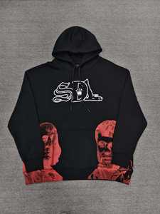 Sudadera con Capucha SDL de Alta Calidad, 100% Algodón, Diseño de Marca, Estilo Casual, Oversize, Streetwear Vintage para Hombre - Product Image 6