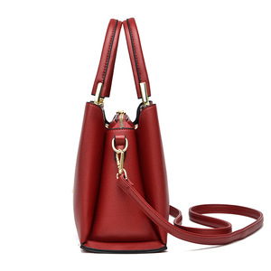 Bolsos al por Mayor para Mujer, Bolsos de Mano, Bolsos de Mensajero de Moda, Bolsos de Hombro Rojos de Gran Capacidad, Bolsos de Cuero para Mujer - Product Image 6
