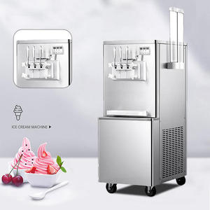 เครื่องทำไอศกรีมเชิงพาณิชย์จาก Gongly 110V1700W 3รสชาติเครื่องทำไอศกรีมนุ่มๆเครื่องทำไอศกรีมอัตโนมัติร้านอาหารบาร์ - Product Image 5