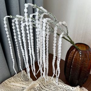 Flor de amaranto artificial decorativa de tacto Real hecha a mano de alta calidad blanca <span class=keywords><strong>y</strong></span> <span class=keywords><strong>verde</strong></span> para boda - Product Image 2