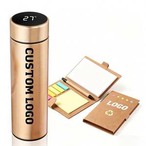 Bouteilles d'eau intelligentes personnalisées de 500 ml avec affichage de la température LED, tasses à thé, thermos, flacons isothermes pour cadeaux promotionnels d'entreprise - Product Image 1