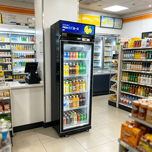 Réfrigérateur portable compact à refroidissement par air pour boissons <span class=keywords><strong>Red</strong></span> <span class=keywords><strong>Bull</strong></span>, idéal pour les comptoirs de vente au détail - Product Image 1